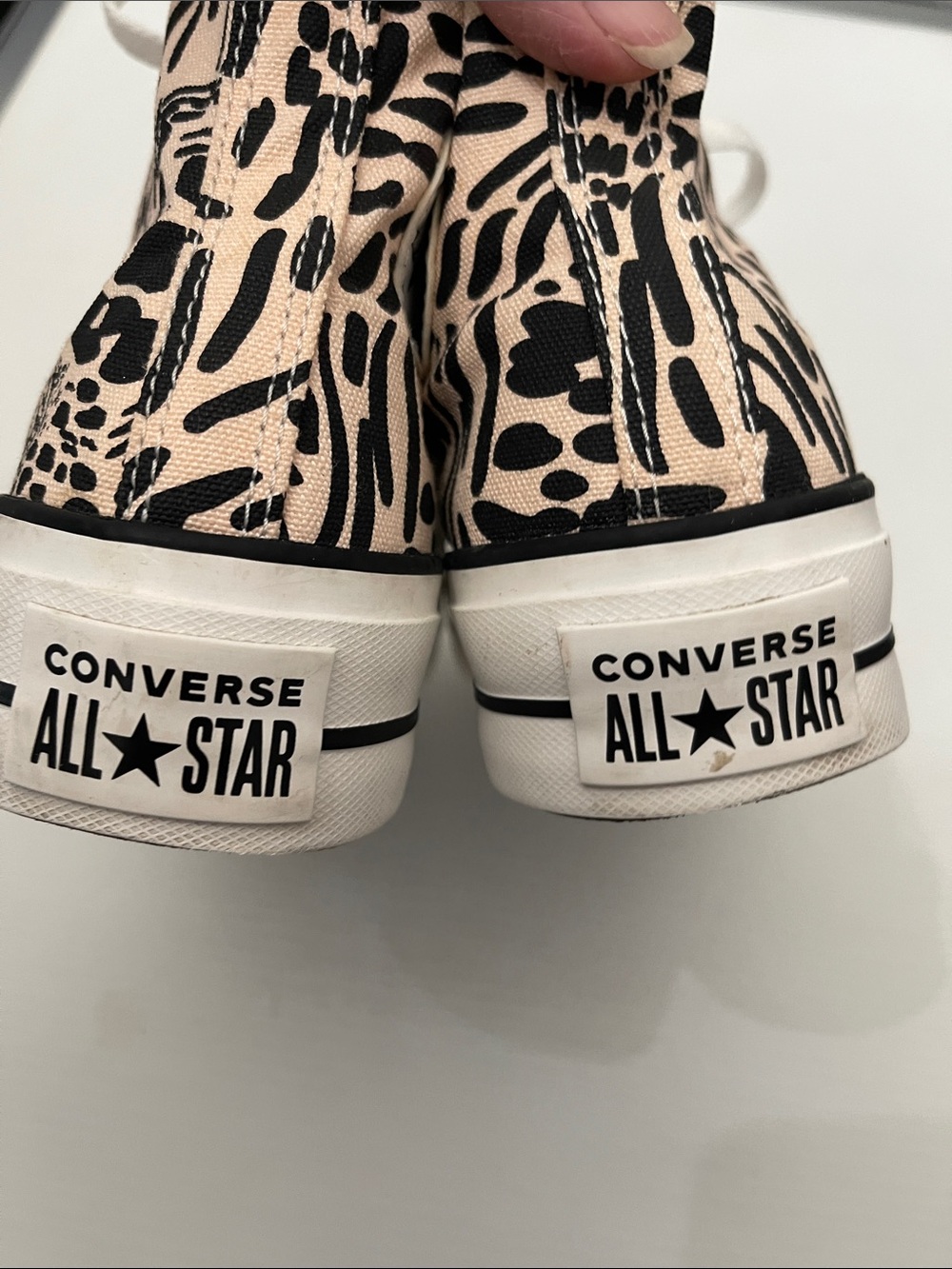 CONVERSE ALL STAR HIGH TOP JUNGLE ART PRINT SNEAKERS WOMENS SIZE 7 - Picture 10 of 13